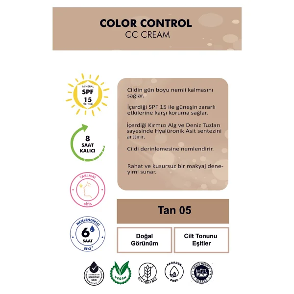 Farmasi Cc Krem 05 30 Ml - Görsel 2