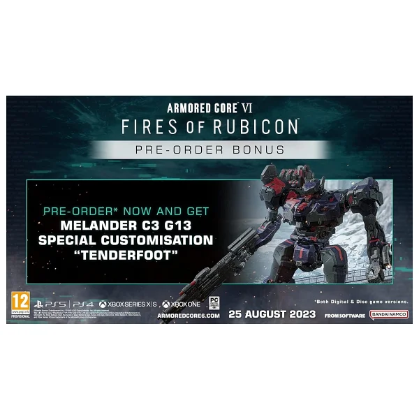 Armored Core Vı Fires Of Rubicon Launch Edition PS5 Oyunu - Görsel 2