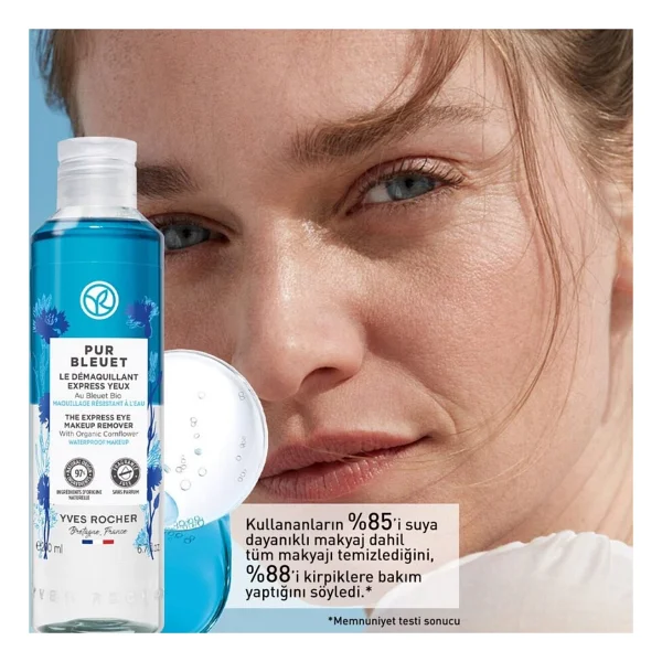 Yves Rocher Pur Bleuet 200 Ml Göz Makyaj Temizleme Suyu - Görsel 3