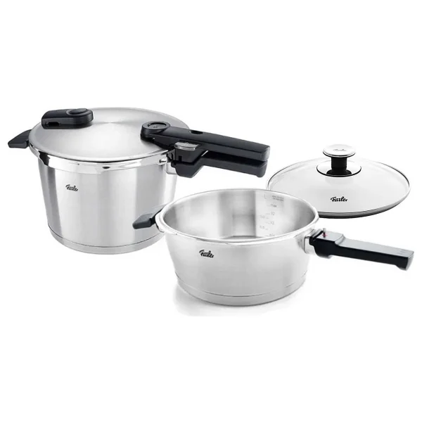Fissler Vitaquick Premium 6 Lt + 3.5 Lt Düdüklü Tencere Seti - Görsel 7
