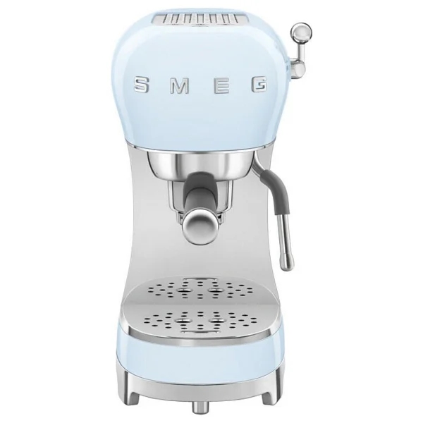 Smeg Ecf02pbeu Retro Pastel Mavi Manuel Espresso Makinesi - Görsel 3