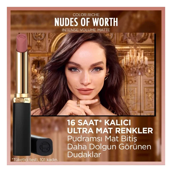L'oreal Paris Color Riche Intense Volume Matte Stick Ruj - Görsel 5