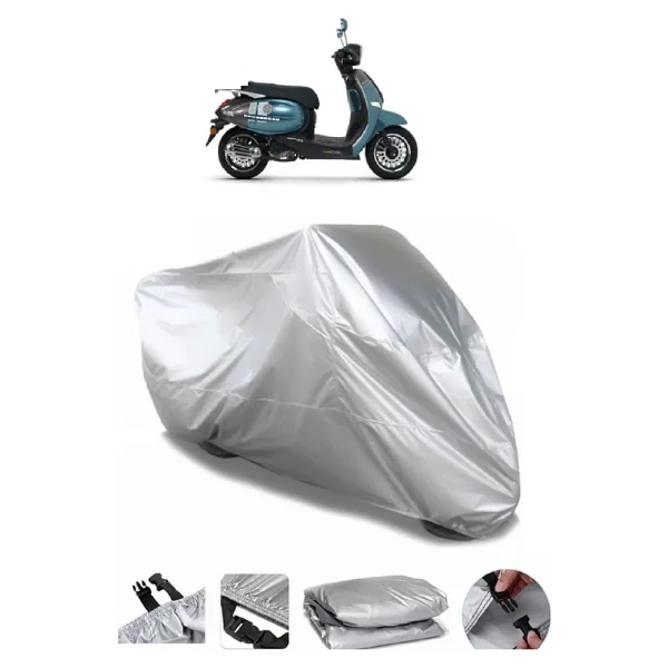 Kuba Brilliant 50 Pro Gri Motosiklet Brandası Premium Kalite - Görsel 6