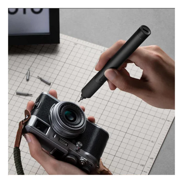 Xiaomi Mijia 24 Parça Şarjlı Çift Tork Elektrikli Tornavida Seti 350mah 200rpm Type-C Telefon PC Tamir Seti - Görsel 5