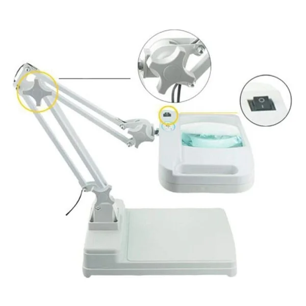 Nikula Lt-861 LED Işıklı Masa Lambası Büyüteç - Görsel 2
