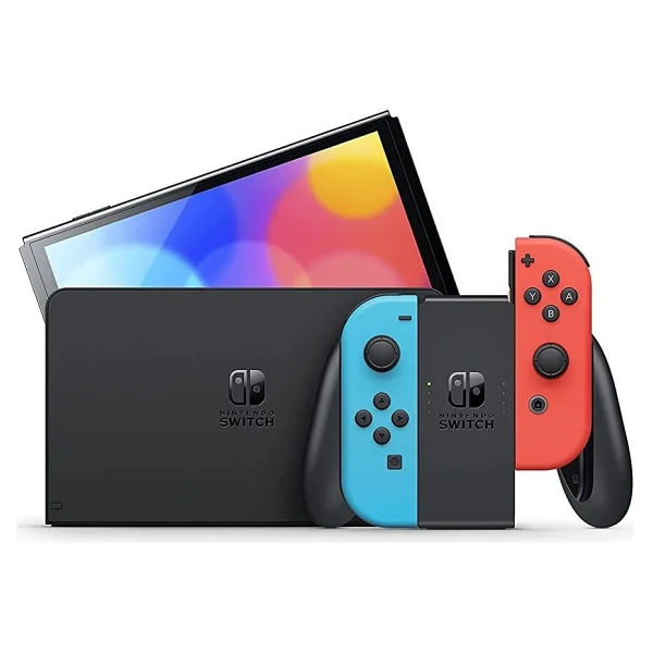 Nintendo Switch OLED Kırmızı-Mavi Oyun Konsolu - Görsel 4