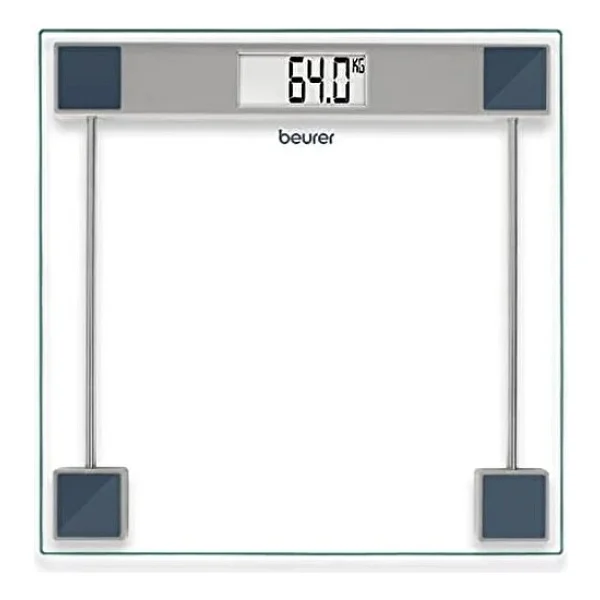 Beurer Gs 11 Emniyetli Camdan Dijital Baskül LCD Gösterge ile Modern Tasarım - Görsel 2