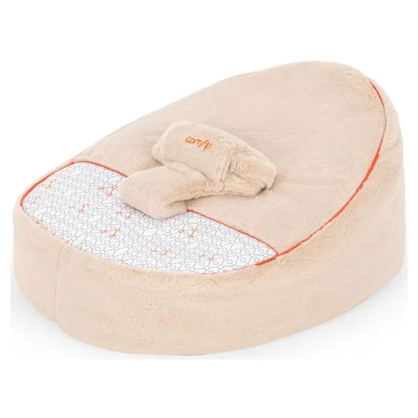 Gezenbebe Comfy Dolgulu Bebek Pufu Charcoal - Görsel 9