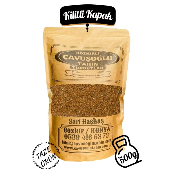 Bozkırlı Çavuşoğlu Sarı Haşhaş 500g - Görsel 4