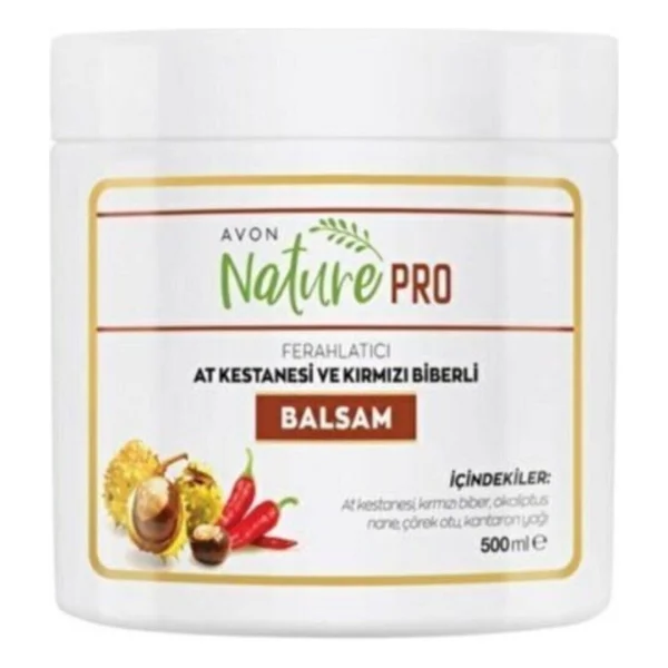 Avon Nature Pro At Kestanesi Ve Kırmızı Biberli 500 Ml Balsam - Görsel 4