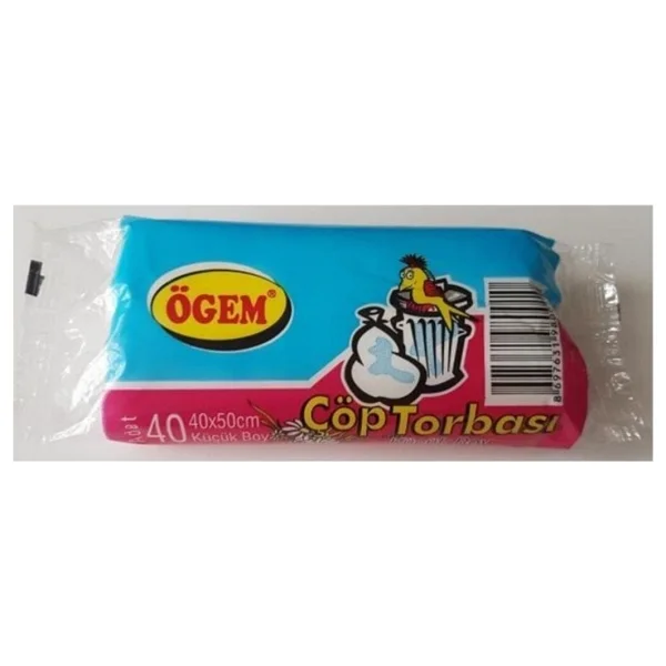 Ögem Küçük Boy Çöp Poşeti 40'lı 5 Adet - Görsel 3