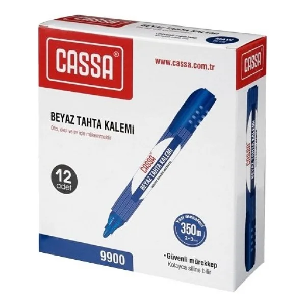 Cassa 9900 12'li Mavi Tahta Kalemi - Görsel 2