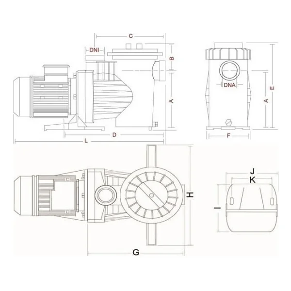 Saci Winner Havuz Pompası 1 hp 220 Volt - Görsel 2