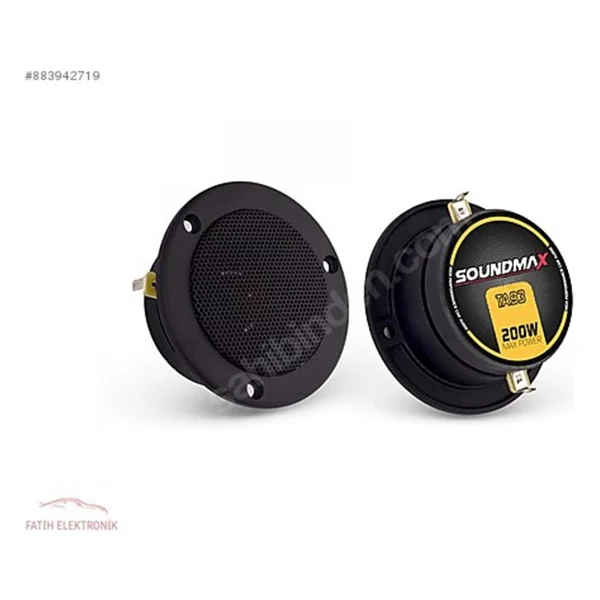 Soundmax Sx-Ta93 10 Cm 400 W Tweeter Dome Oto Hoparlör - Görsel 2