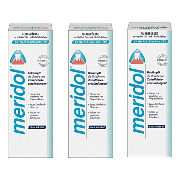 Meridol Diş Eti Bakım 400 Ml 3 Adet Gargara - Görsel 2
