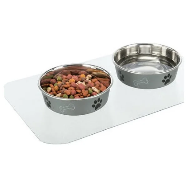 Trixie 48 X 30 Cm Pvc Köpek Mama Ve Su Kabı Servisi - Görsel 3