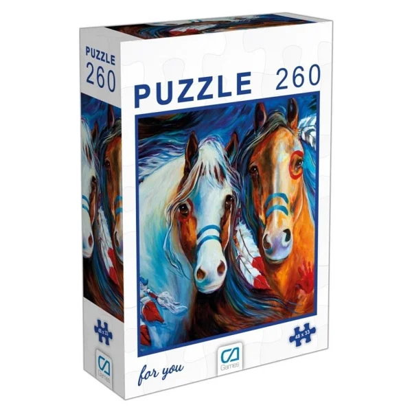 Ca Games Atlar Puzzle 260 Parça Ca-6003 - Görsel 2