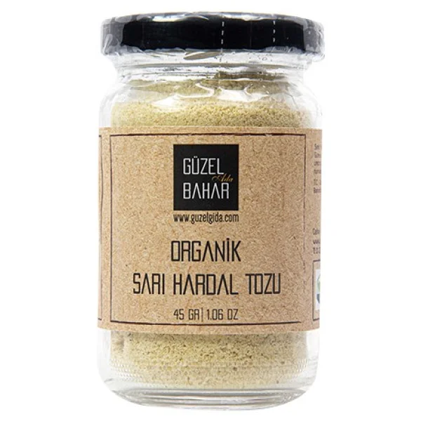 Güzel Ada Gıda Organik 50 Gr Sarı Hardal Tozu - Görsel 2