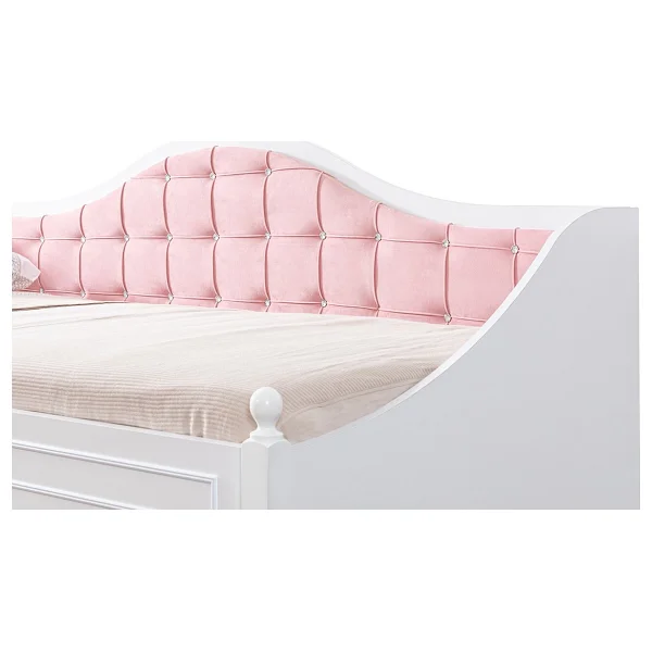 Setay Mobilya Eymen Pembe 90x200 Cm Divan Çekmeceli Yavrulu Karyola - Görsel 5