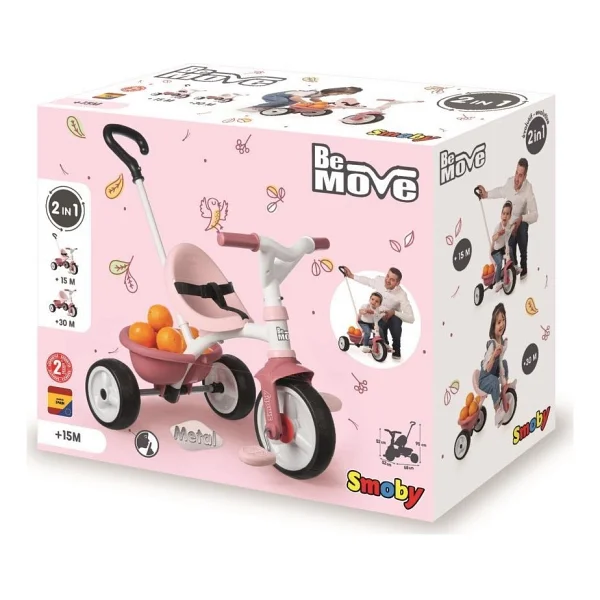 Smoby Be Move Pembe 3 Tekerlekli Bisiklet - Görsel 6