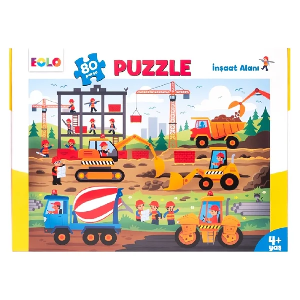 Eolo İnşaat Alanı 80 Parça Yer Puzzle - Görsel 4