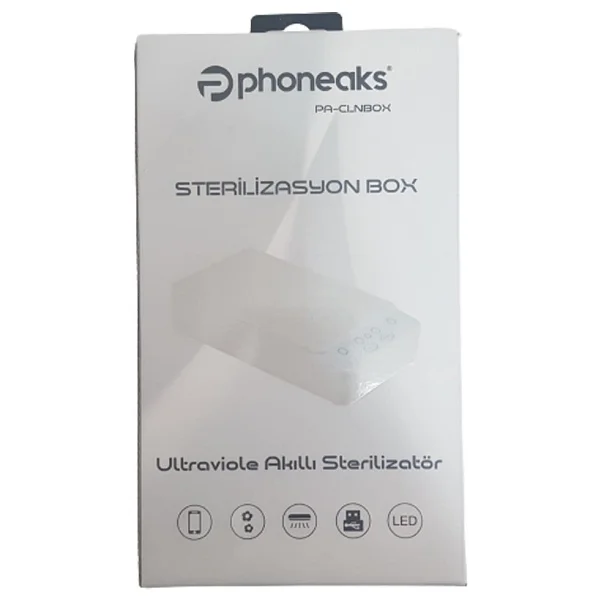 Phoneaks Sterilizasyon Box Akıllı Sterilizatör Siyah - Görsel 3