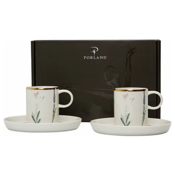 Porland Botanical 2 Kişilik Kahve Fincan Takımı - Görsel 10