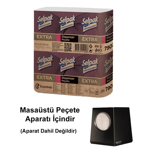 Selpak Professional Extra 250 Yaprak 18'li Dispenser Peçete - Görsel 2