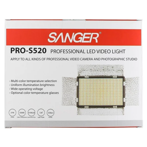 Sanger Pro-S520 Kamera Işığı - Görsel 2