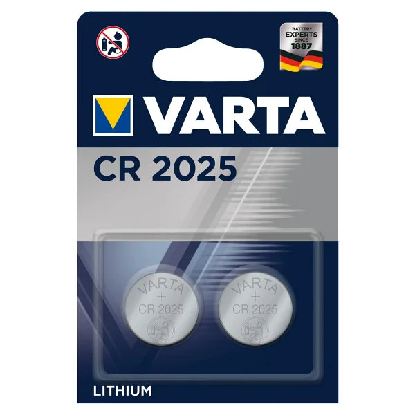 Varta Cr2025 3 V 2'li Lityum Düğme Pil - Görsel 5