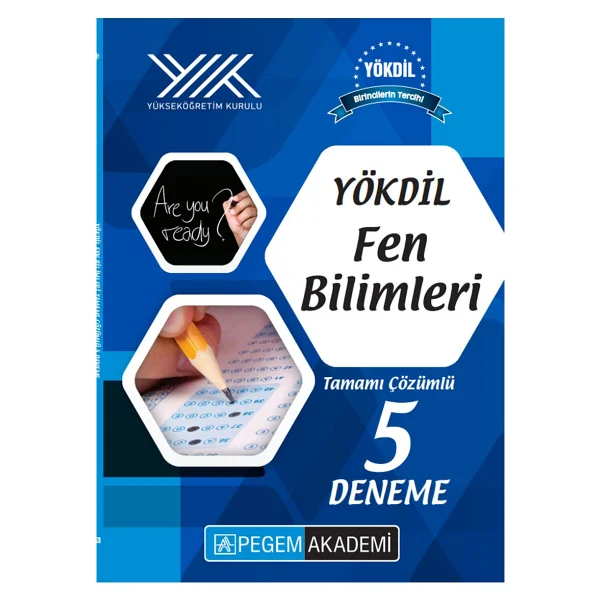Pegem Akademi Yayıncılık Yökdil Fen Bilimleri Tamamı Çözümlü 5 Deneme - Görsel 2