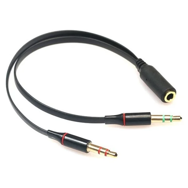 Alfais 4457 Kulaklık Mikrofon Çevirici Ayırıcı Dönüştürücü Çoklayıcı Adaptör - Görsel 2