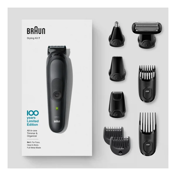 Braun Mgk 7020 100. Yıl Özel Max Serisi + Tasarım Çanta Erkek Bakım Seti - Görsel 8