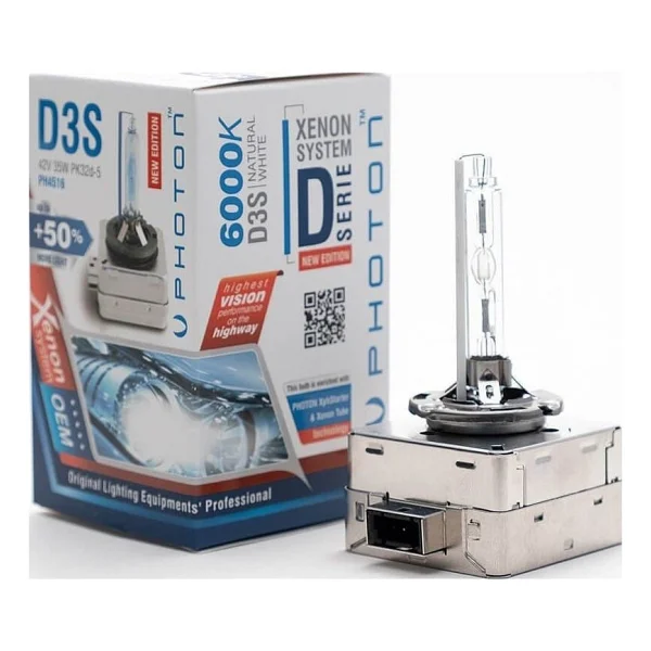 Photon D3s 6000k +%50 Fazla Işık Xenon Ampul - Görsel 3