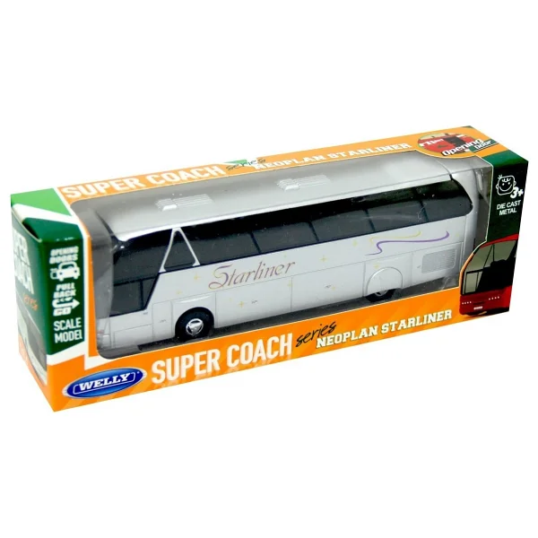 Welly 1:64 Neoplan Starliner Diecast Otobüs - Görsel 3