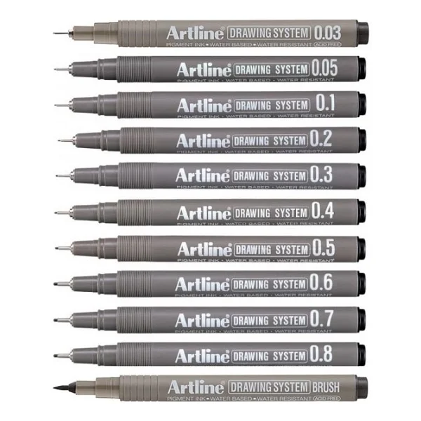 Artline Drawing System 11'li Teknik Çizim Kalem Seti - Görsel 3