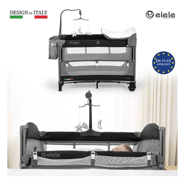 Elele Madre Anne Yanı Park Yatak - Görsel 2
