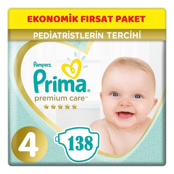 Prima Premium Care 4 Numara Maxi 138'li Bebek Bezi - Görsel 6