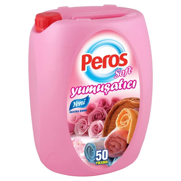 Peros Soft Pembe Güller Yumuşatıcı 50 Yıkama 5 Lt - Görsel 2