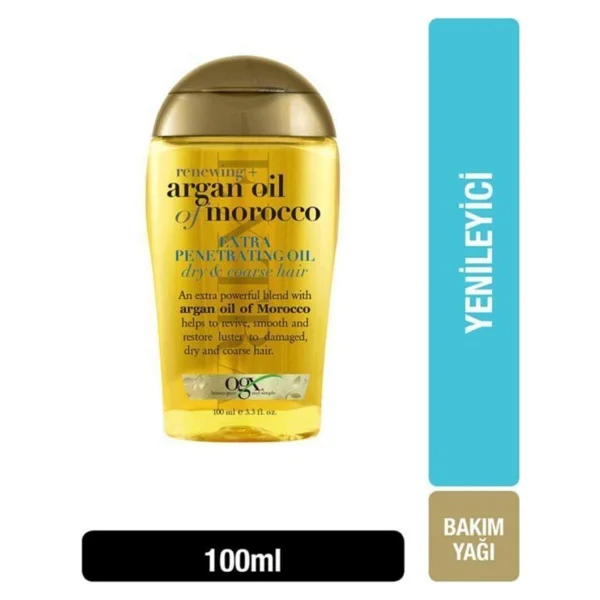 Ogx Yenileyici Argan Yağı Kuru Ve Kaba Saçlar İçin 100 Ml Derinlemesine Besleyici - Görsel 4