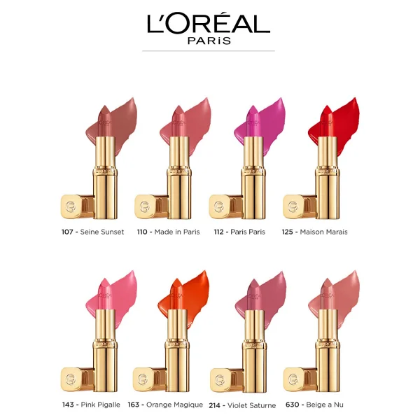 L'oreal Paris Color Riche Saten Bitişli 125 Maison Marais Stick Ruj - Görsel 6