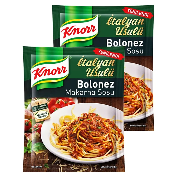 Knorr Bolonez Makarna Sosu 45 Gr. Üçlü Set - 135 Gr - Görsel 3