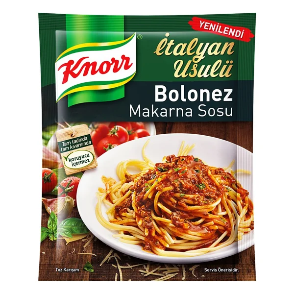 Knorr Bolonez Makarna Sosu 45 Gr. Üçlü Set - 135 Gr - Görsel 6