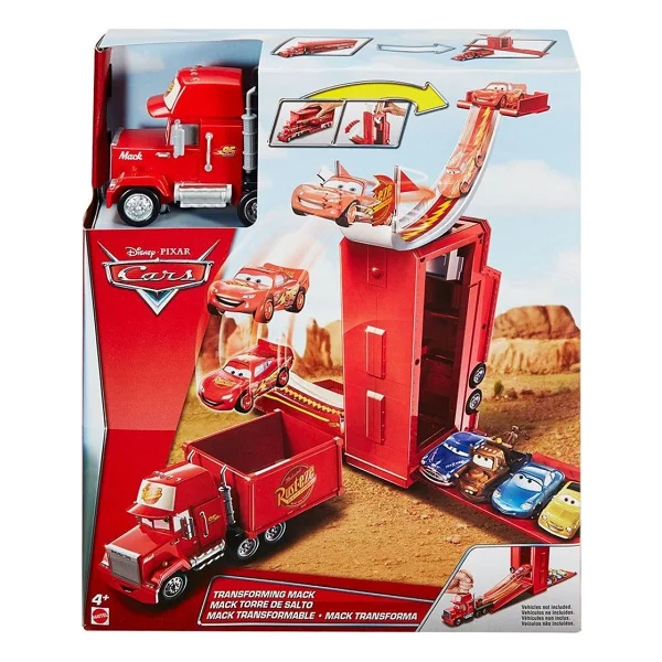 Disney Cars Mack Tır Ve Yarış Seti Dvf39 - Görsel 2