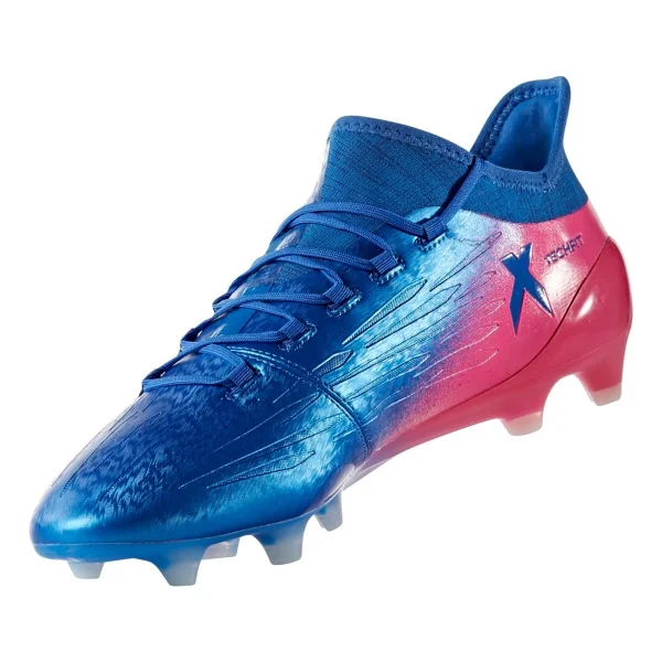 Adidas X16.1 Fg Profesyonel Çim Saha Kramponu Art BB5619 - Beyaz - Mavi - Pembe - 43,5 - Görsel 2