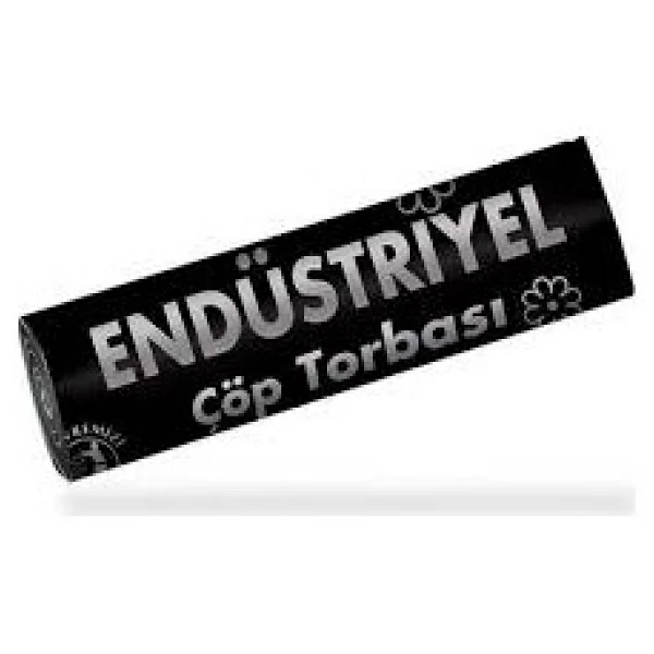 Koroplast Eko Endüstriyel Orta Boy Siyah Çöp Poşeti 20'li 50 Adet - Görsel 2