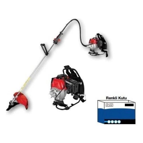 Attlas Bcs 52 P 2.6 Hp Benzinli Sırt Tırpanı - Görsel 3