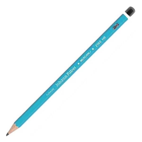 Faber-Castell Köşeli Mercanlı Kurşun Kalem - Görsel 2