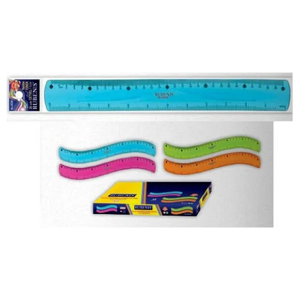 Rubenis Flexible Esnek Silikonlu (Kırılmaz) Cetvel 30 Cm - Görsel 2