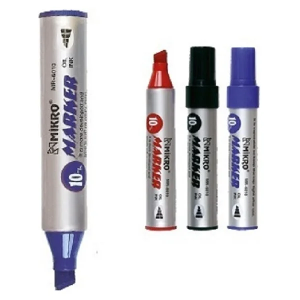 Mikro Mr-6010 Siyah 10 Mm Jumbo Marker Kalem - Görsel 2